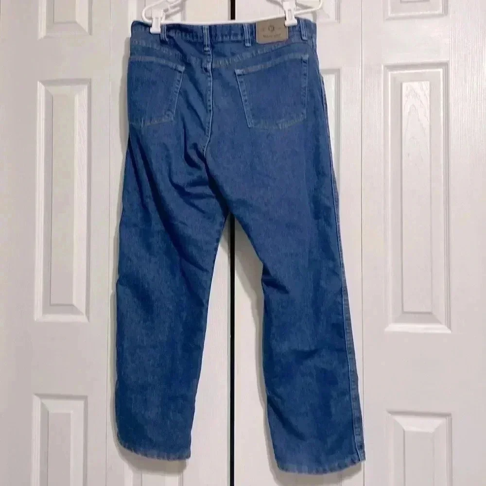Wrangler regular fit blue jean denim pants size 38x30